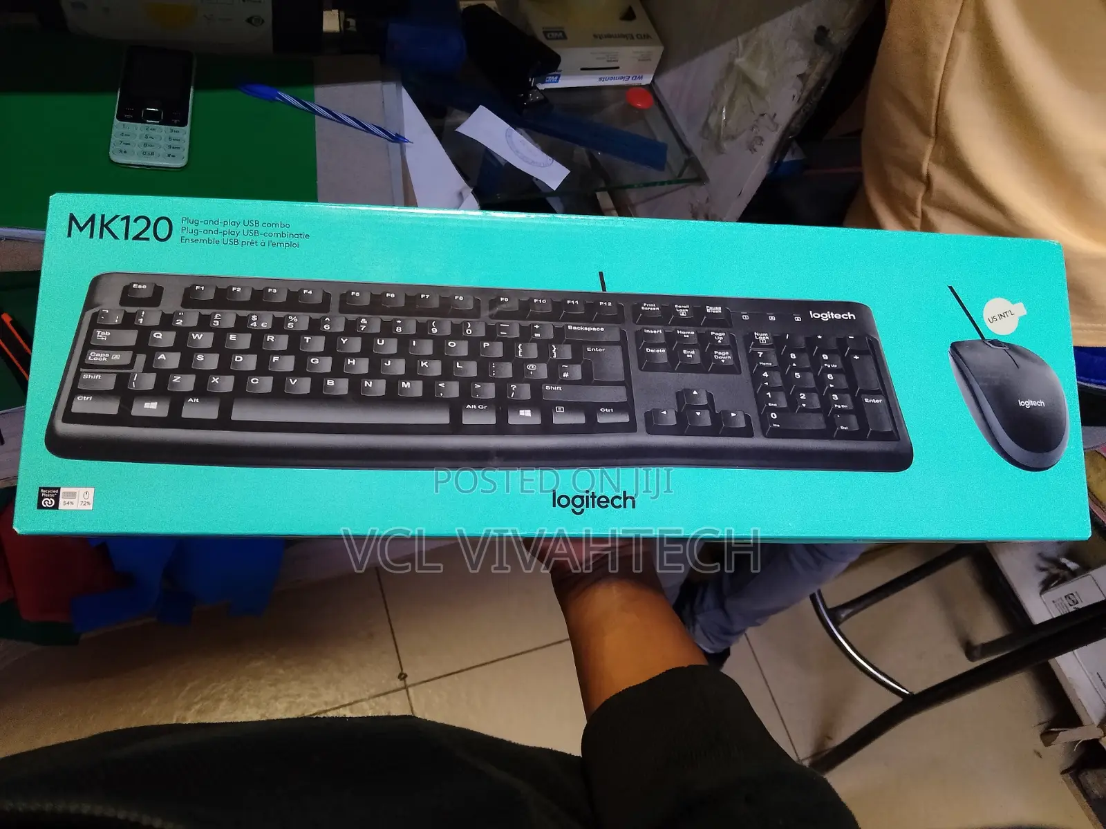 Logitech Mk120 Combo Wired
