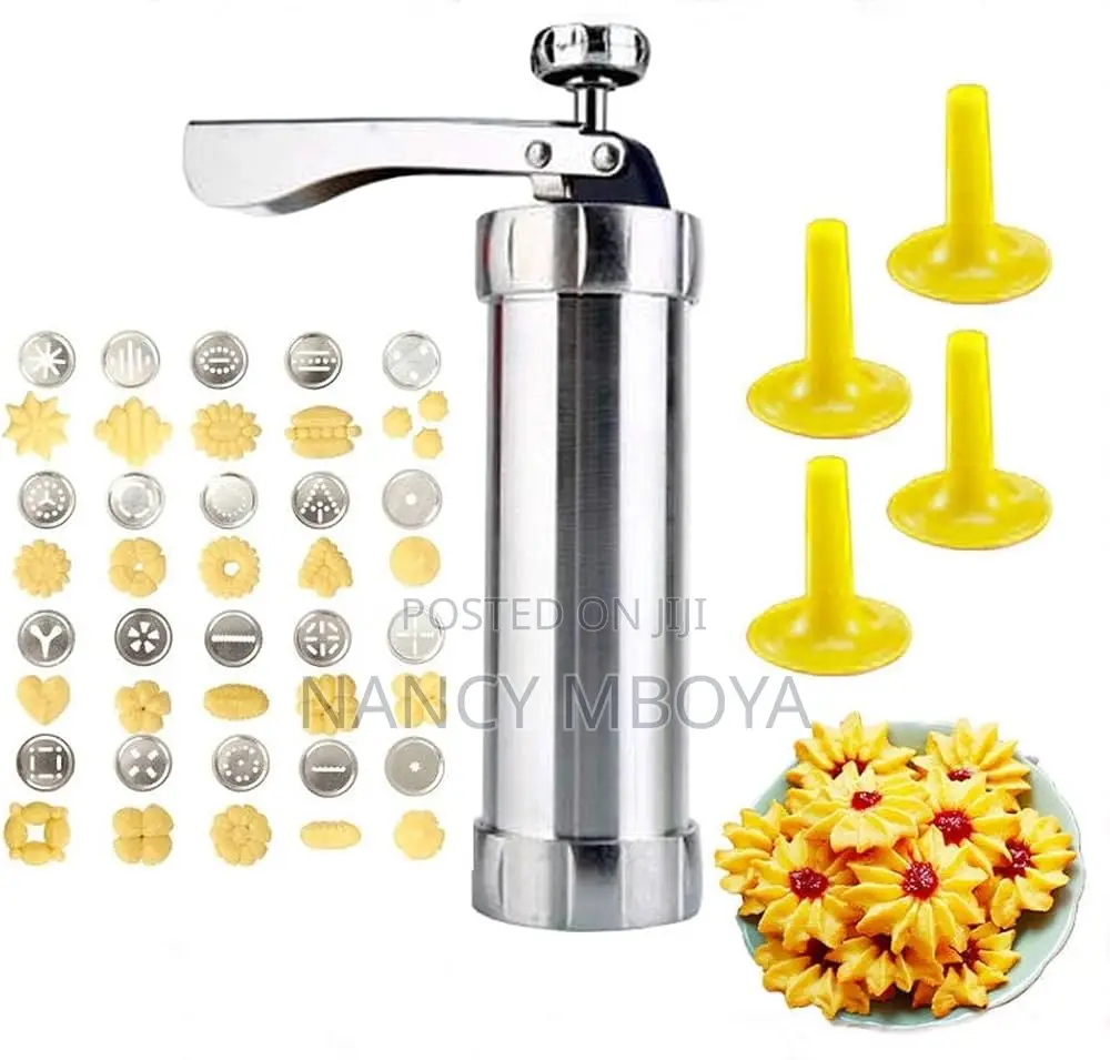 *Stainless Steel 24 Option Cookie or Biscuit Press
