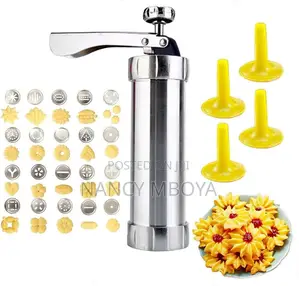 *Stainless Steel 24 Option Cookie or Biscuit Press