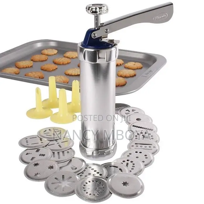 *Stainless Steel 24 Option Cookie or Biscuit Press