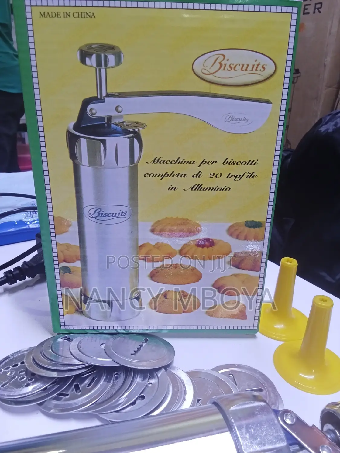 *Stainless Steel 24 Option Cookie or Biscuit Press