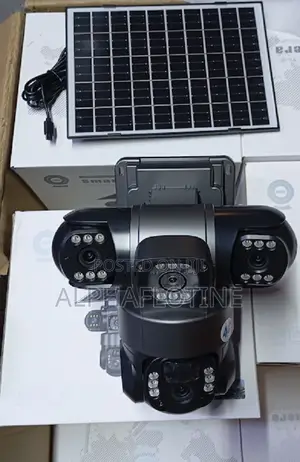 Outdoor Security Withtriple Lens 4g Solar PTZ Camera