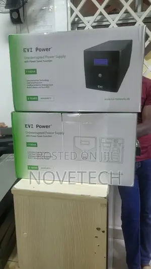Evi 1100va / 600w Line Interactive Ups - Ups Backup Protection