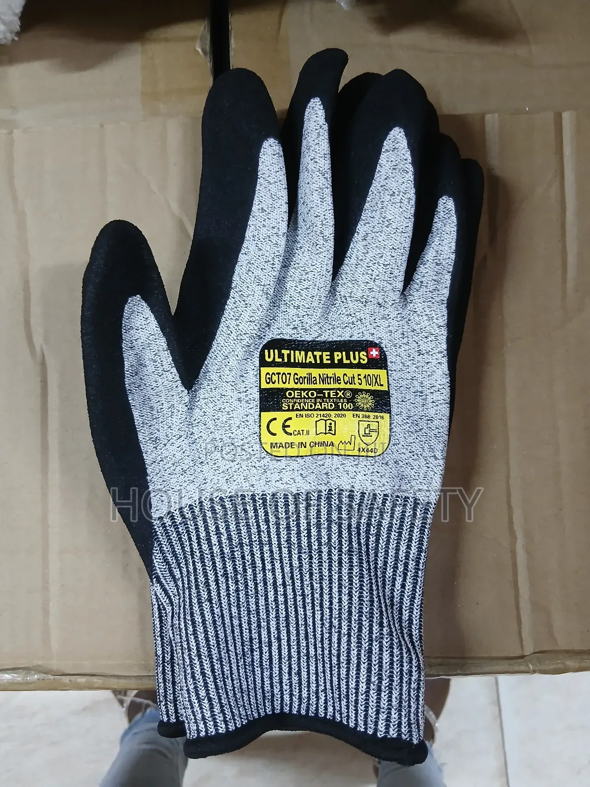 Grey Cut 5 Gloves