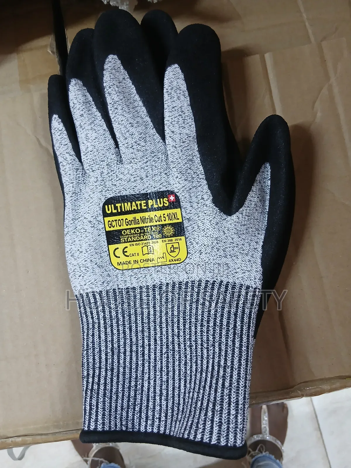 Grey Cut 5 Gloves