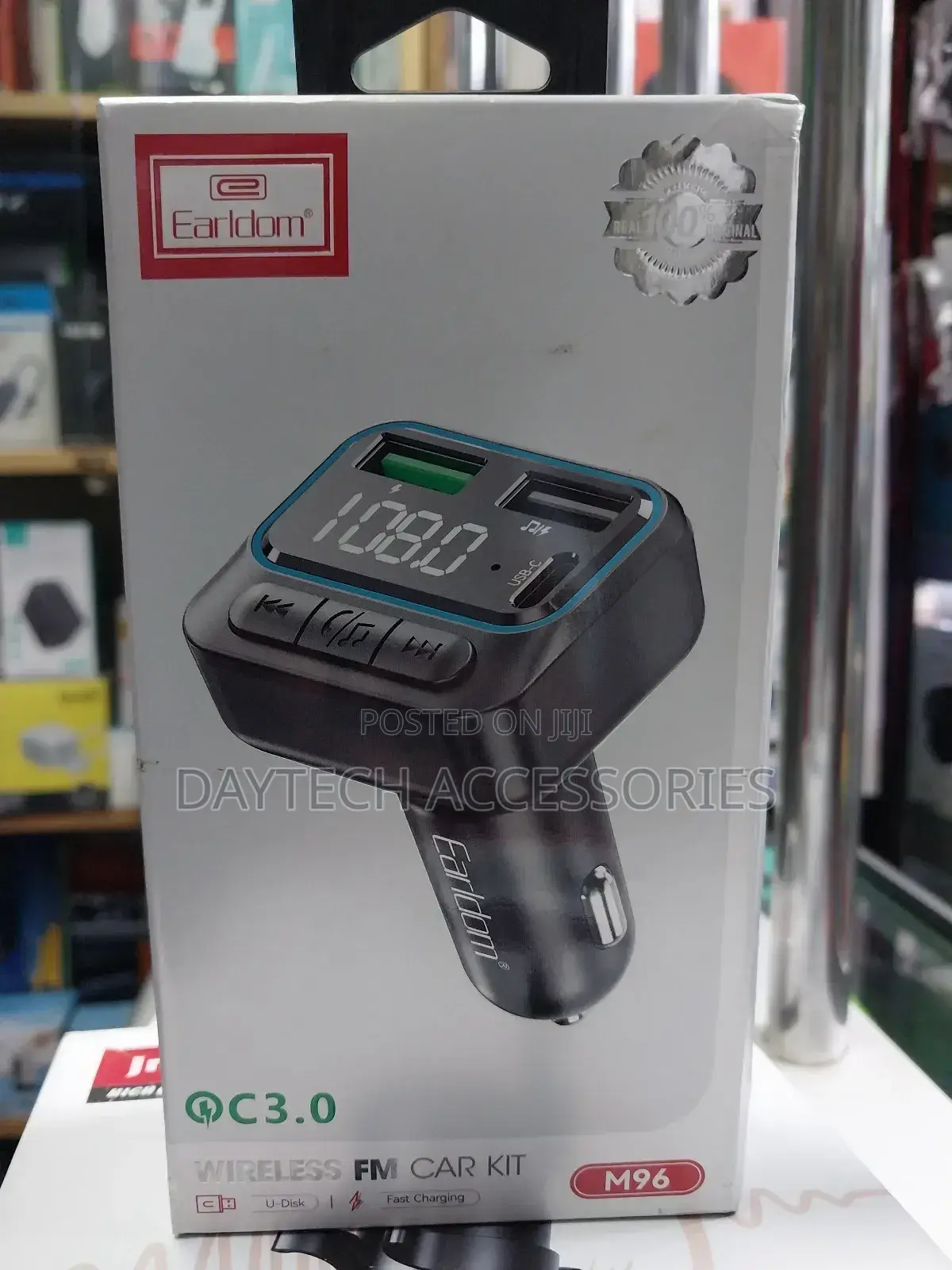 Earldom M96 Wireless Fm Car Kit Modulator.