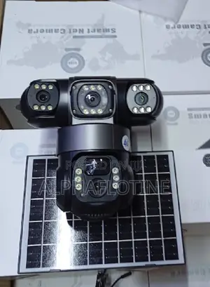 Home Security Outdoor Cameratriple Lens 4g Solar PTZ Camera