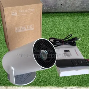 Mini Wifi Bluetooth Projector High Brightness Android Design