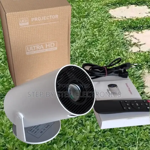 Mini Wifi Bluetooth Projector High Brightness Android Design