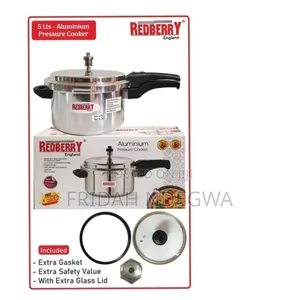 Redberry Pressure Cooker 5l With Glass Lid