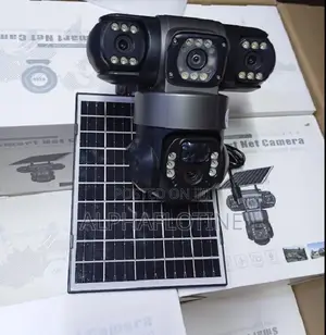 Solar Light 4g 4mp Triple Lens (Three) Solar Powered PTZ Camera