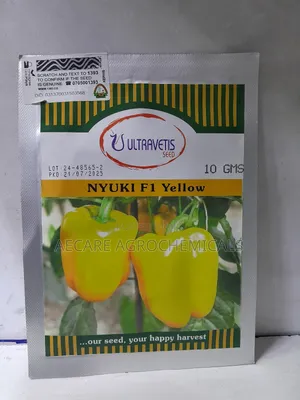 Nyuki F1 Yellow Capsicum 10 Grams