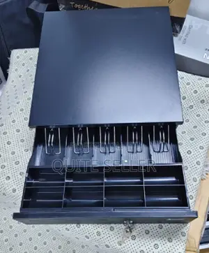 5 Tray Automatic Cash Drawer Removable Cash Drawer Box, 5 Bill/5 Coin