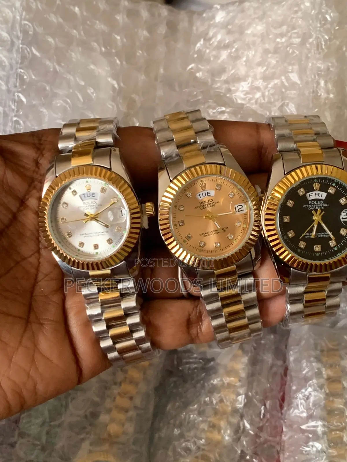 Gold Silver Mix Watches