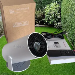 Hy300 Mini Wifi Bluetooth Projector High Brightness Android Design
