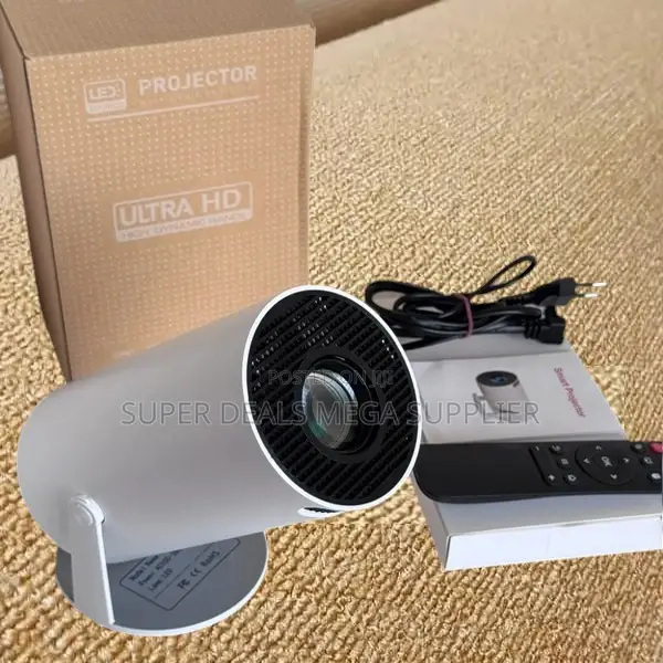 Hy300 Mini Wifi Bluetooth Projector High Brightness Android Design