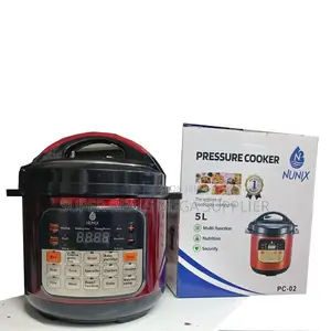 Nunix 5l Electric Pressure Rice Cooker- Led Display Explosion Proof