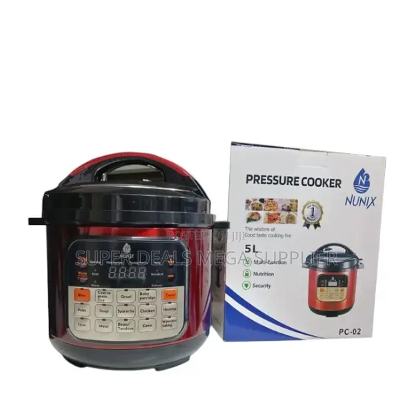 Nunix 5l Durable Explosion Proof Led Electric Pressure Rice Cooker