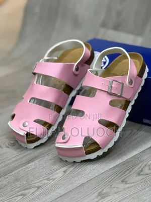Ladies Pink Birkenstock Sandals