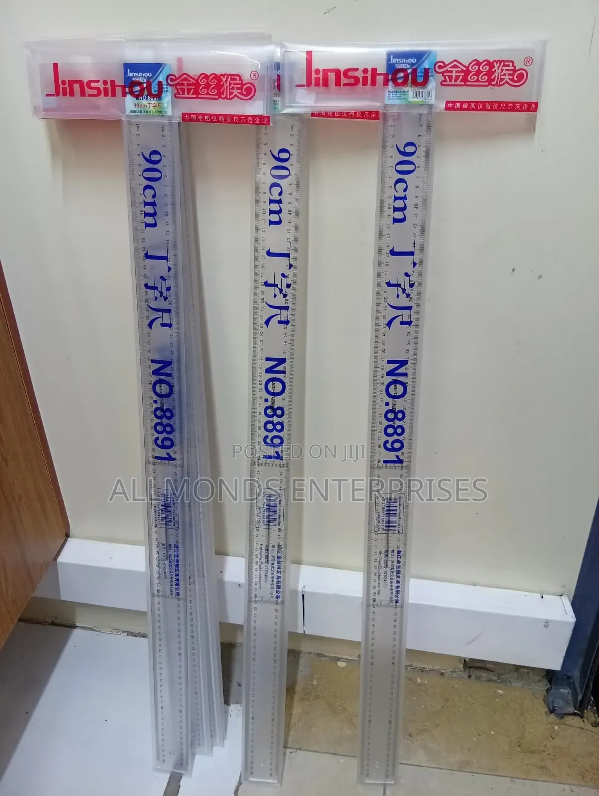 90 Cm Clear/Plastic T-Square Ruler