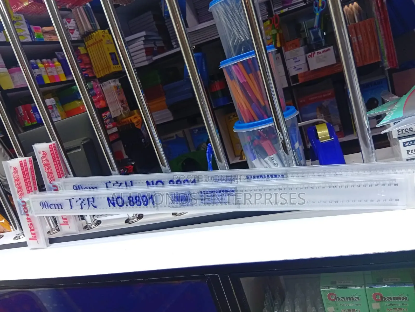 90 Cm Clear/Plastic T-Square Ruler