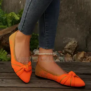 Knot Flat Dolly Shoes ,Dolly Shoes 36-42