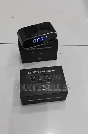 Table Clock Wifi Camera - Supports Mini Night Vision