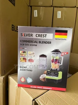 *2in1 Silver Crest Commercial Heavy Duty Blender