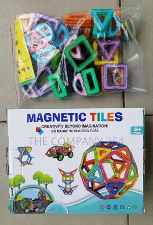 Snap, Build, Explore With Our 84pc Magnetic Tiles,D Problem-Solving