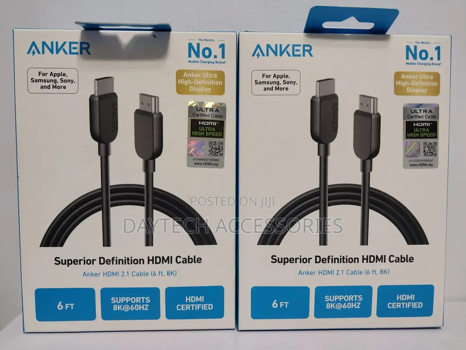 An Anker Ultra High Speed Hdmi 2.1 Cable 1.8m