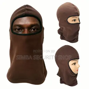 Winter Warm Brown Full Face Cover Mask for Cold Balaclava Hiking Fm7