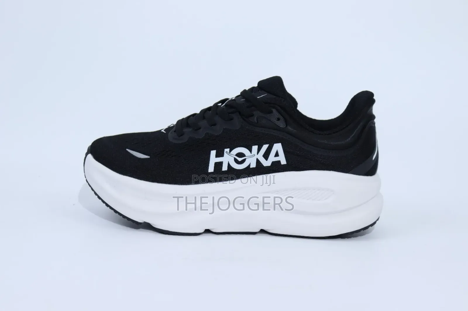 Hoka Bondi 9 Black White
