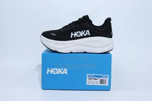 Hoka Bondi 9 Black White