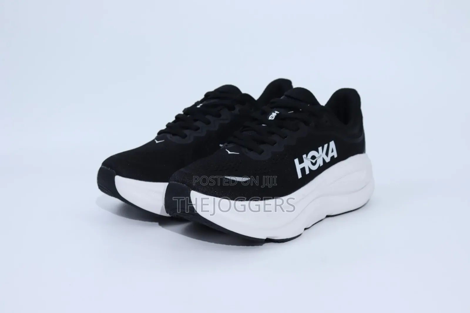 Hoka Bondi 9 Black White