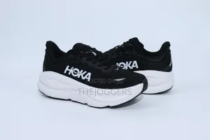 Hoka Bondi 9 Black White