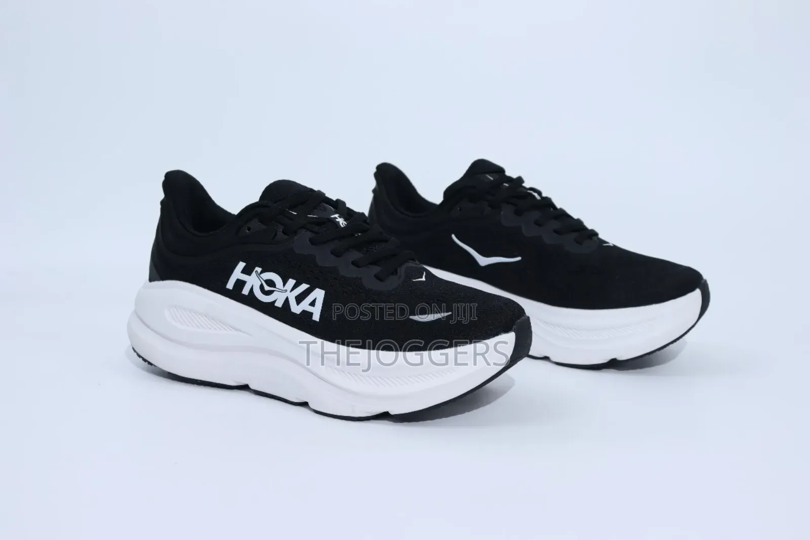 Hoka Bondi 9 Black White