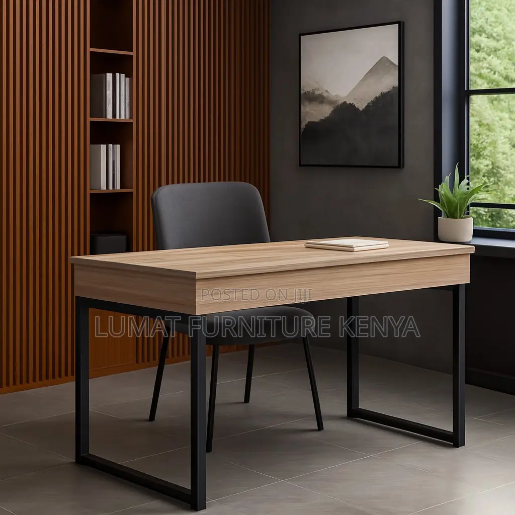 Student Study Table With 2 Lockers