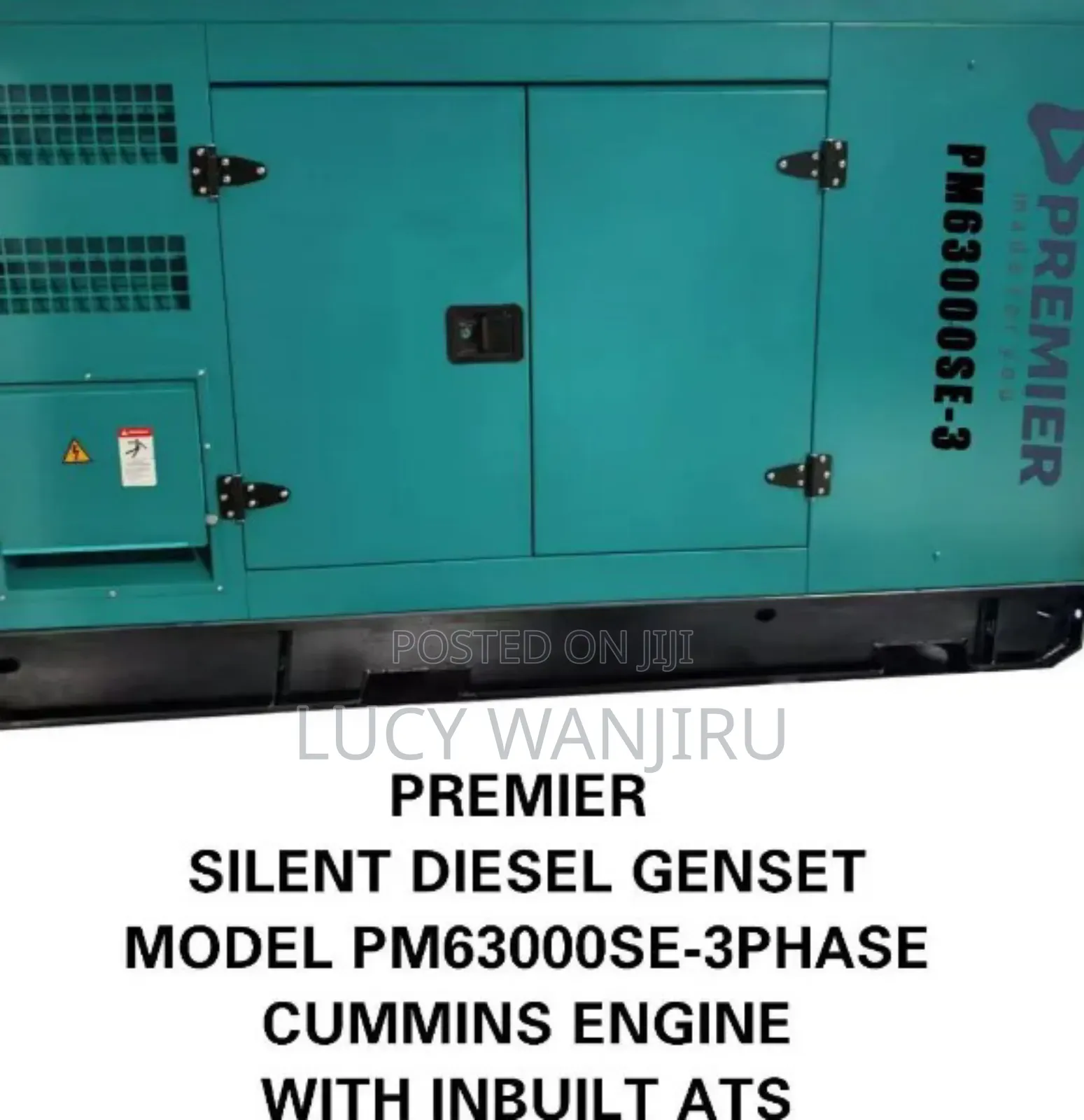 Premier Silent Genset Generator / Powerful Generator