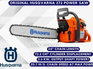 272 Original Husqvarna Chainsaw/ Husqvarna Power Saw