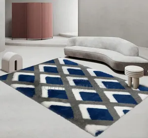 Fluffy Pattern Carpets,5x8