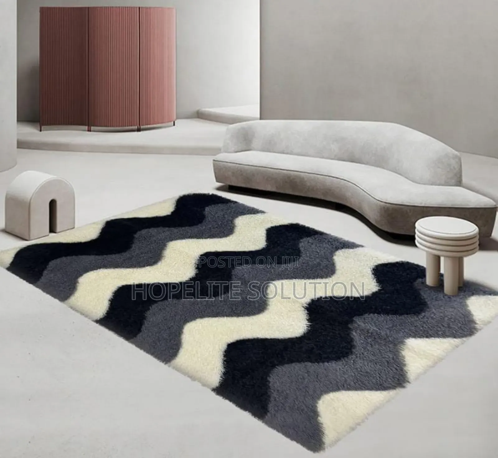 Fluffy Pattern Carpets,5x8