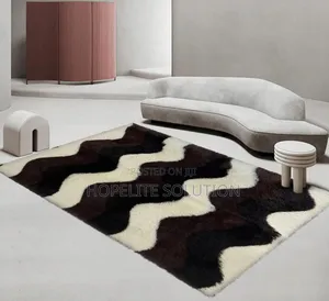Fluffy Pattern Carpets,5x8