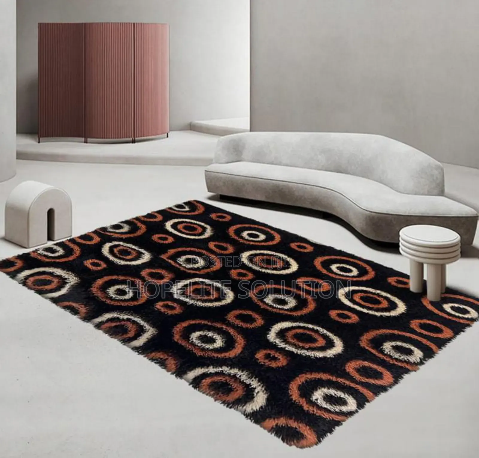 Fluffy Pattern Carpets,5x8