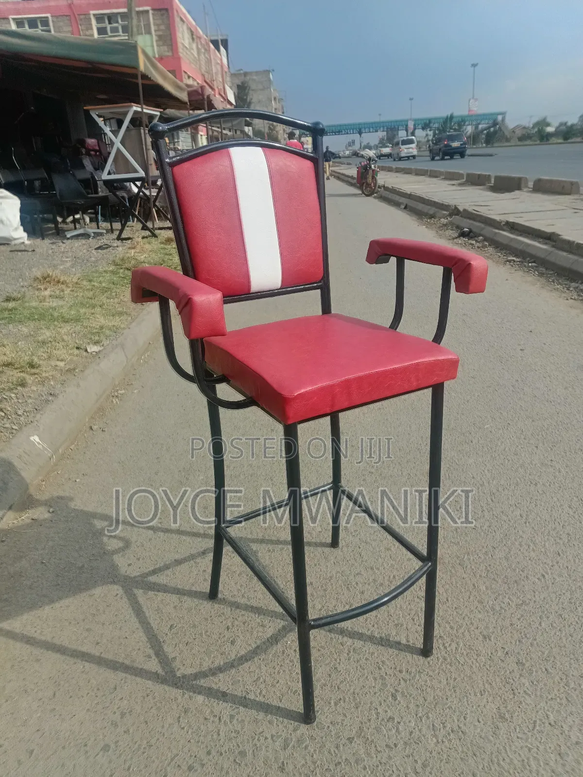 Counter Chair or Bar Chair W Armrest