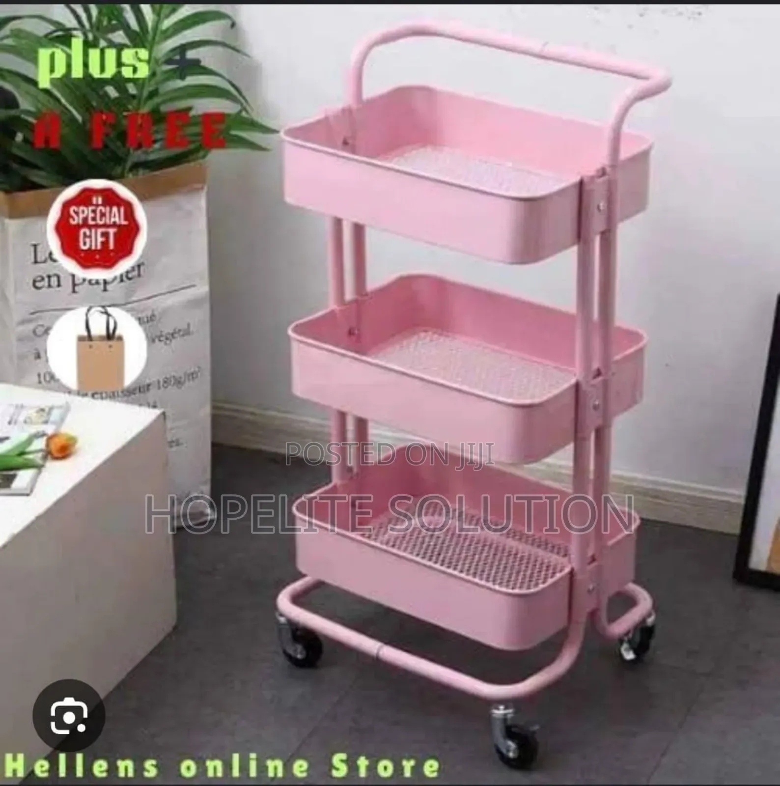 Heavy Guage Metallic Trolley