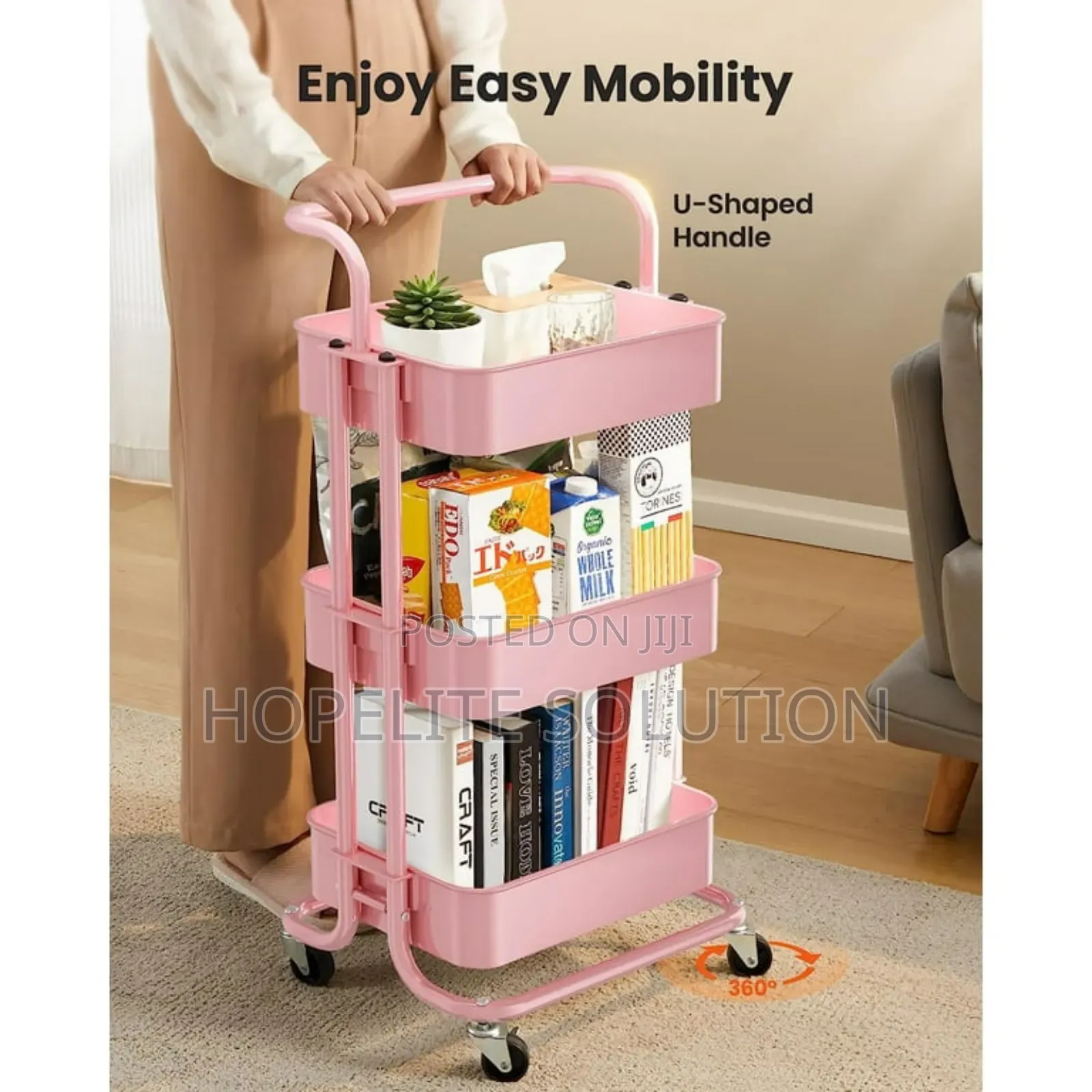 Heavy Guage Metallic Trolley