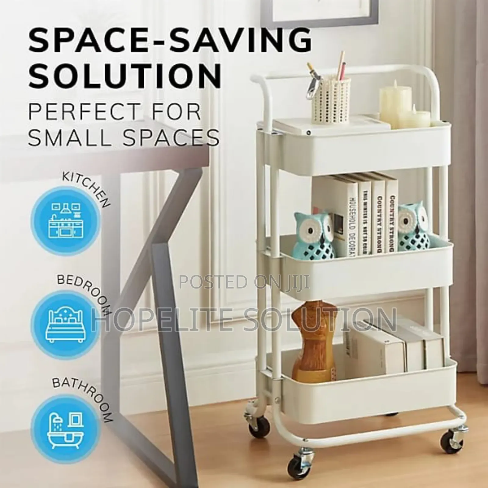Heavy Guage Metallic Trolley