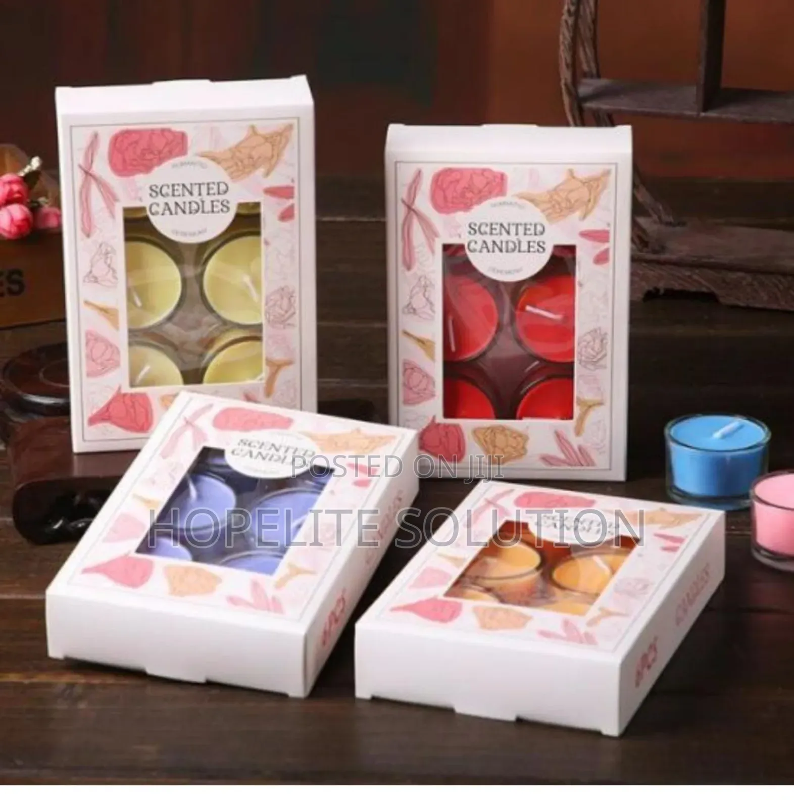 6 Pack Scented Candles