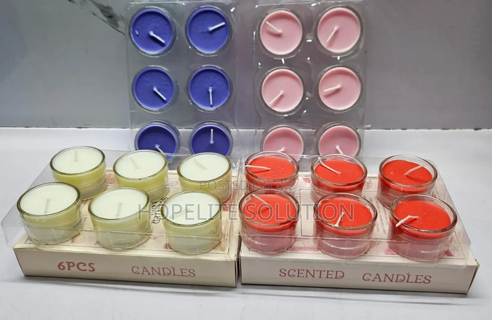 6 Pack Scented Candles