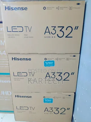 Hisense 32" Inches Frameless Digital Hd Led Tv Inbuilt Decoder